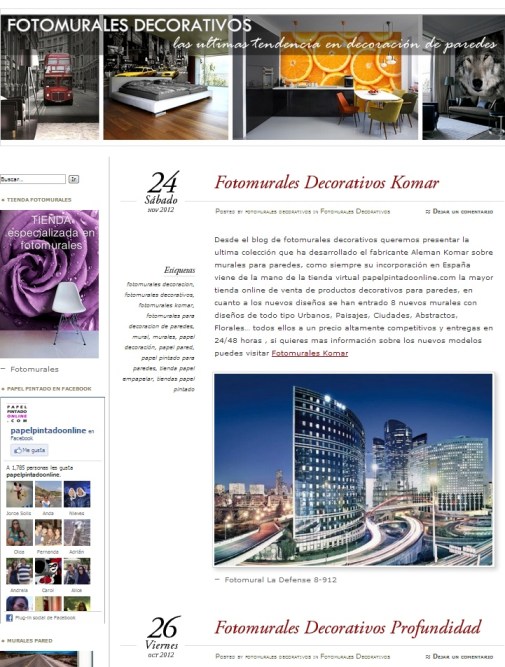 fotomurales decorativos